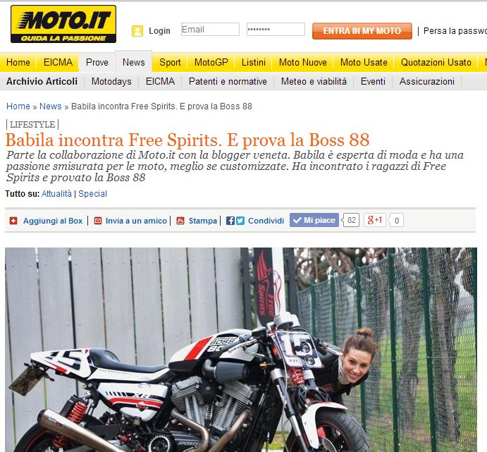 moto.it collabora con Babila di RauR